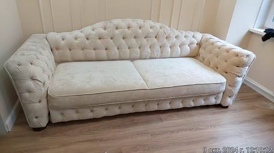 Замена обивки дивана на дому. Кувандык