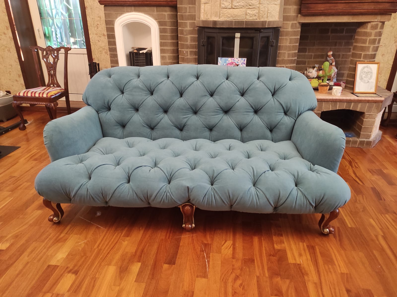 Обивка дивана. Кувандык