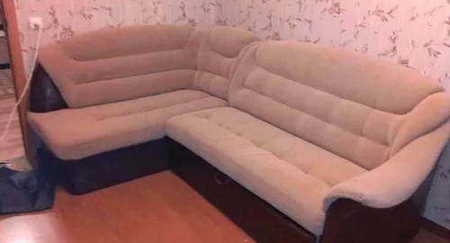 Перетяжка углового дивана. Кувандык